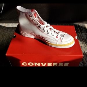 Converse White High-Top Sneakers